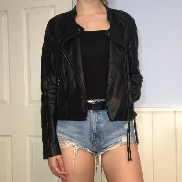 Vero Moda Faux Leather Jacket - Picture 4 of 4